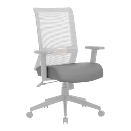 Boss Office Products Boss Antimicrobial Seat Cover - Vinyl - Gray B6COV22
